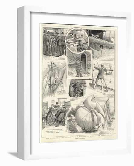 The Story of a Cup Challenger, a Warning to Millionaire Yacht Owners-William Ralston-Framed Giclee Print