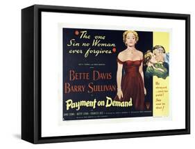 The Story of a Divorce, 1951, "Payment On Demand" Directed by Curtis Bernhardt-null-Framed Stretched Canvas