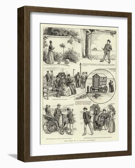 The Story of a Seaside Elopement-null-Framed Giclee Print