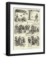 The Story of a Seaside Elopement-null-Framed Giclee Print