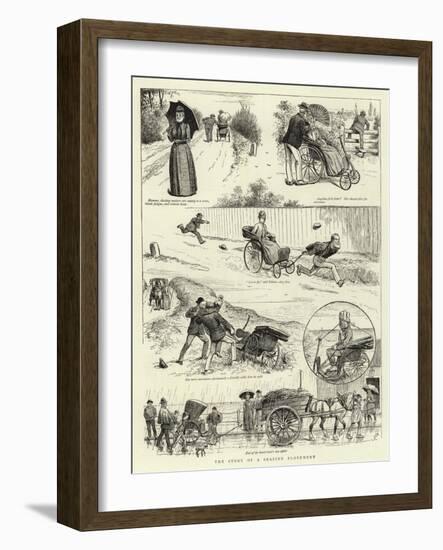 The Story of a Seaside Elopement-null-Framed Giclee Print