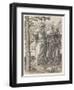 The Story of Adam and Eve: the First Prohibition, 1529-Lucas van Leyden-Framed Giclee Print