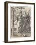 The Story of Adam and Eve: the First Prohibition, 1529-Lucas van Leyden-Framed Giclee Print