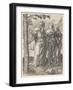 The Story of Adam and Eve: the First Prohibition, 1529-Lucas van Leyden-Framed Giclee Print