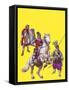 The Story of Armour, from Roman Legionaries to 14th Century Knights and 17th Century Pikemen-Pat Nicolle-Framed Stretched Canvas