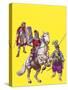 The Story of Armour, from Roman Legionaries to 14th Century Knights and 17th Century Pikemen-Pat Nicolle-Stretched Canvas