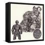 The Story of Armour-Pat Nicolle-Framed Stretched Canvas
