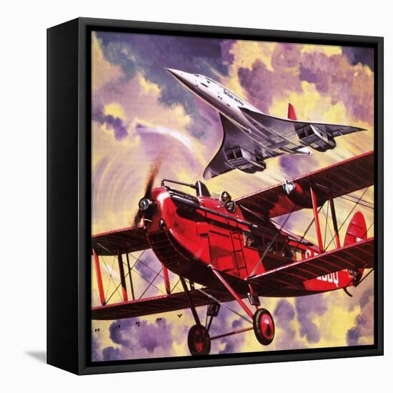 The Story of Britain's Airlines-Wilf Hardy-Framed Stretched Canvas