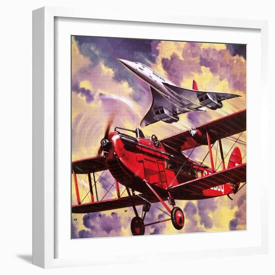 The Story of Britain's Airlines-Wilf Hardy-Framed Giclee Print