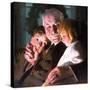 The Story of Christmas (or Grandfather with Two Children)-Norman Rockwell-Stretched Canvas