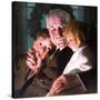 The Story of Christmas (or Grandfather with Two Children)-Norman Rockwell-Stretched Canvas