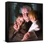 The Story of Christmas (or Grandfather with Two Children)-Norman Rockwell-Framed Stretched Canvas