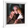 The Story of Christmas (or Grandfather with Two Children)-Norman Rockwell-Framed Giclee Print