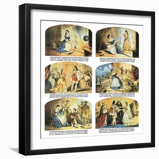 The Story of Cinderella-English School-Framed Giclee Print