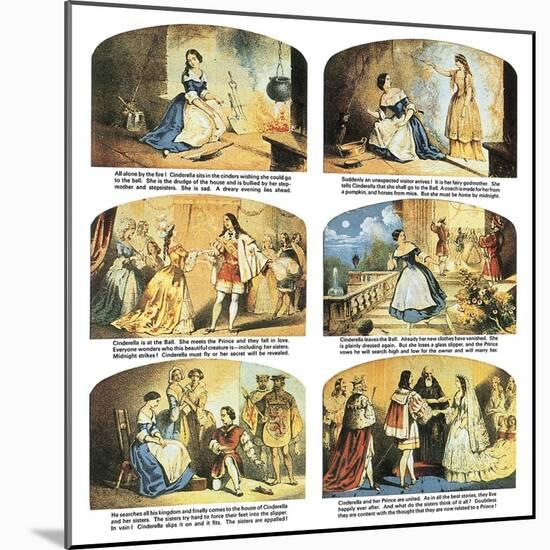 The Story of Cinderella-English School-Mounted Giclee Print