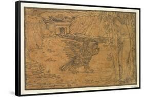 The Story of Cupid and Psyche: the Black Water-Edward Burne-Jones-Framed Stretched Canvas