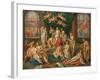 The Story of Cupid and Psyche-Hendrick de Clerck-Framed Giclee Print