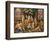 The Story of Cupid and Psyche-Hendrick de Clerck-Framed Premium Giclee Print