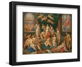 The Story of Cupid and Psyche-Hendrick de Clerck-Framed Premium Giclee Print