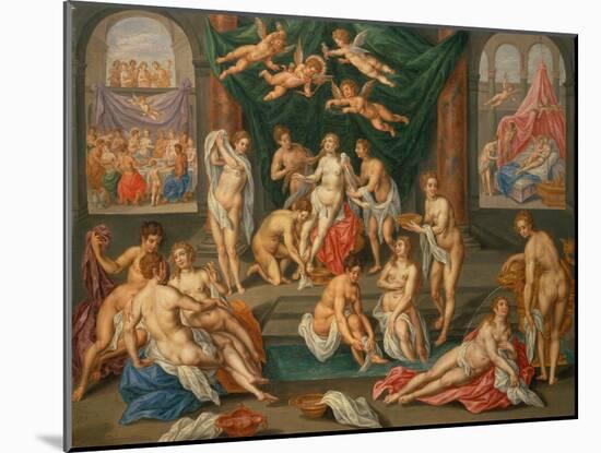 The Story of Cupid and Psyche-Hendrick de Clerck-Mounted Giclee Print