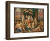 The Story of Cupid and Psyche-Hendrick de Clerck-Framed Giclee Print