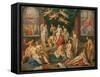 The Story of Cupid and Psyche-Hendrick de Clerck-Framed Stretched Canvas