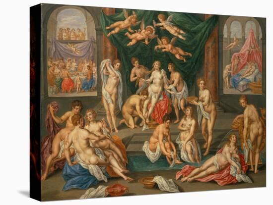 The Story of Cupid and Psyche-Hendrick de Clerck-Stretched Canvas