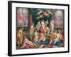 The Story of Cupid and Psyche-Hendrik De Clerck-Framed Giclee Print