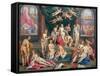 The Story of Cupid and Psyche-Hendrik De Clerck-Framed Stretched Canvas