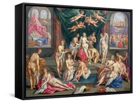 The Story of Cupid and Psyche-Hendrik De Clerck-Framed Stretched Canvas