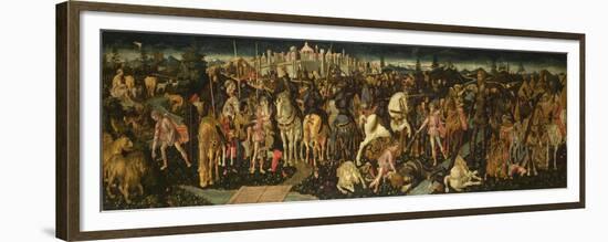 The Story of David and Goliath, C. 1450-Francesco Di Stefano Pesellino-Framed Premium Giclee Print