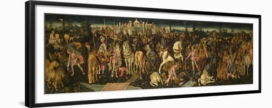 The Story of David and Goliath, C. 1450-Francesco Di Stefano Pesellino-Framed Premium Giclee Print
