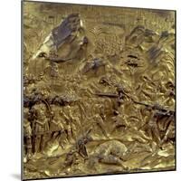 The Story of David and Goliath, One of Ten Relief Panels from the Gates of Paradise, 1425-52-Lorenzo Ghiberti-Mounted Giclee Print