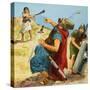The Story of David-Clive Uptton-Stretched Canvas