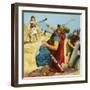 The Story of David-Clive Uptton-Framed Giclee Print