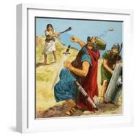 The Story of David-Clive Uptton-Framed Giclee Print