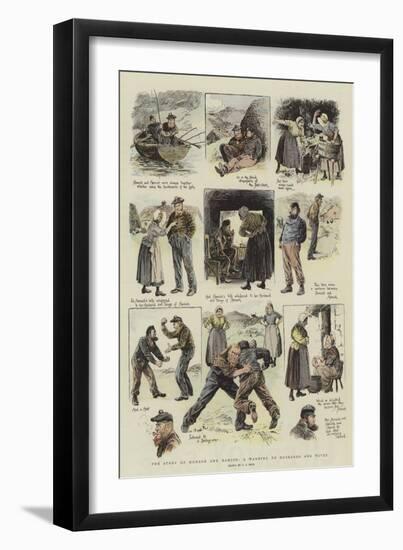 The Story of Homesh and Hamish, a Warning to Husbands and Wives-Alexander Stuart Boyd-Framed Giclee Print