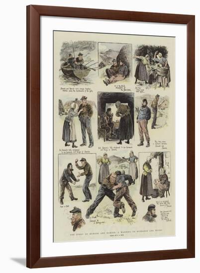 The Story of Homesh and Hamish, a Warning to Husbands and Wives-Alexander Stuart Boyd-Framed Giclee Print