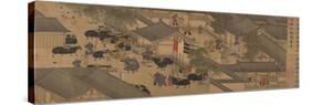 The Story of Lady Wenji, Handscroll, Early 15th century-Chinese School-Stretched Canvas