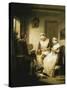 The Story of Laetitia: Domestic Happiness-George Morland-Stretched Canvas