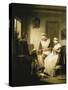 The Story of Laetitia: Domestic Happiness-George Morland-Stretched Canvas