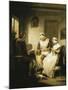 The Story of Laetitia: Domestic Happiness-George Morland-Mounted Giclee Print