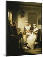 The Story of Laetitia: Domestic Happiness-George Morland-Mounted Giclee Print