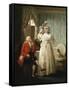 The Story of Laetitia: Dressing for the Masquerade-George Morland-Framed Stretched Canvas