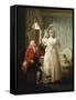 The Story of Laetitia: Dressing for the Masquerade-George Morland-Framed Stretched Canvas