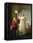 The Story of Laetitia: Dressing for the Masquerade-George Morland-Framed Stretched Canvas