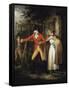 The Story of Laetitia: the Elopement-George Morland-Framed Stretched Canvas