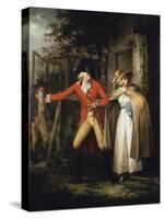 The Story of Laetitia: the Elopement-George Morland-Stretched Canvas