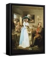 The Story of Laetitia: the Virtuous Parent-George Morland-Framed Stretched Canvas