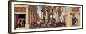 The Story of Lucretia, 1500-Sandro Botticelli-Framed Giclee Print